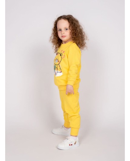 Комплект для девочки (джемпер+брюки) Желтый