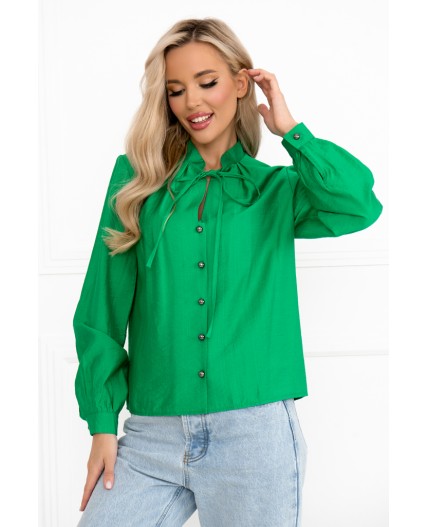 Блузка зеленый
