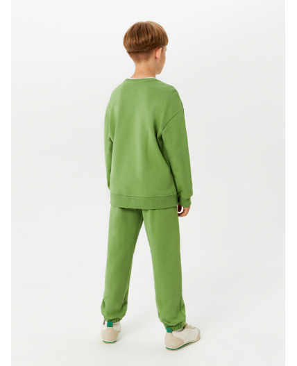 Комплект детский для мальчиков ((1)джемпер и (2)брюки) Siba_set хаки