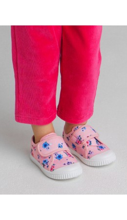 Кеды текстильные для девочки разноцветный