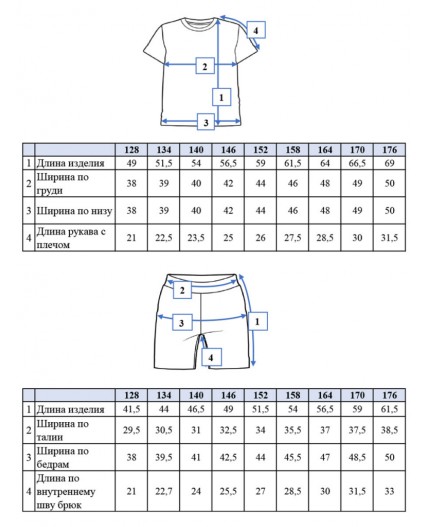 Комплект для мальчика: футболка, шорты белый,красный,тёмно-синий