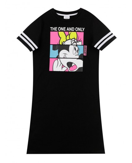 Платье трикотажное для девочки черный