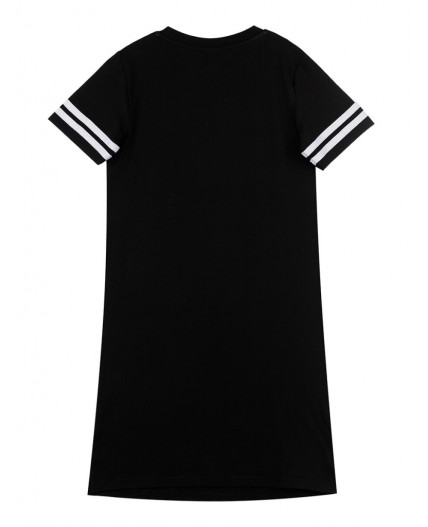 Платье трикотажное для девочки черный