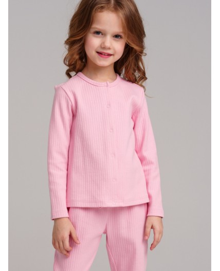 Кардиган трикотажный для девочек розовый