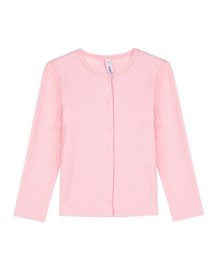 Кардиган трикотажный для девочек розовый