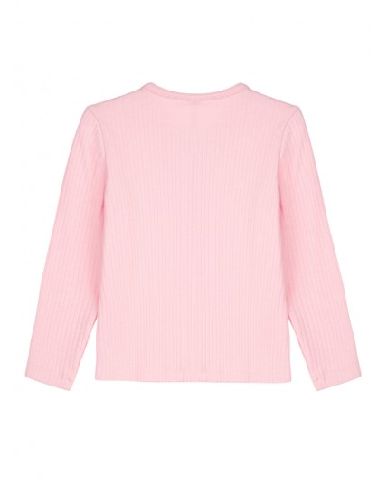 Кардиган трикотажный для девочек розовый