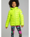 Куртка текстильная с полиуретановым покрытием для девочек светло-зеленый