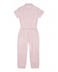 Комбинезон текстильный для девочки розовый