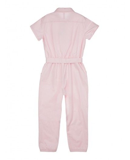 Комбинезон текстильный для девочки розовый