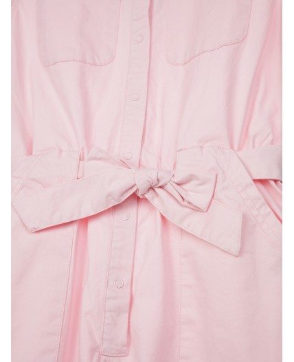 Комбинезон текстильный для девочки розовый