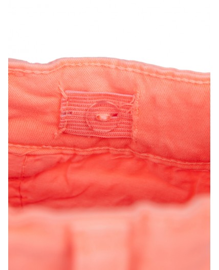 Брюки текстильные для девочек красный