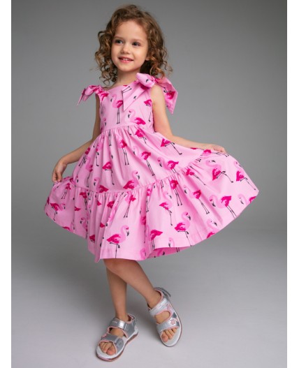 Сарафан текстильный для девочек разноцветный