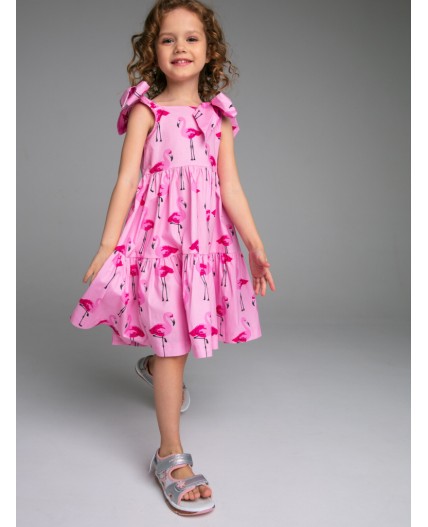 Сарафан текстильный для девочек разноцветный