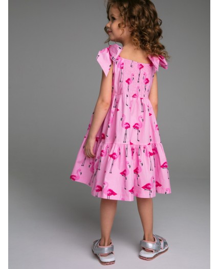 Сарафан текстильный для девочек разноцветный