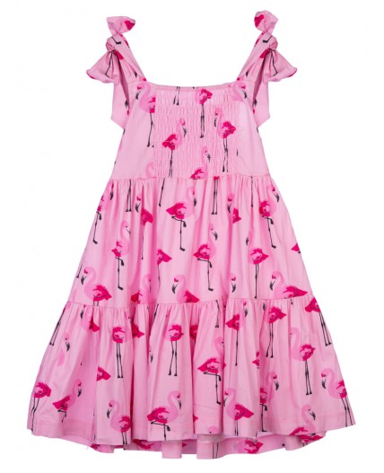 Сарафан текстильный для девочек разноцветный