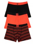 Трусы-боксеры для мальчика, 3 шт. в комплекте красный,черный,разноцветный
