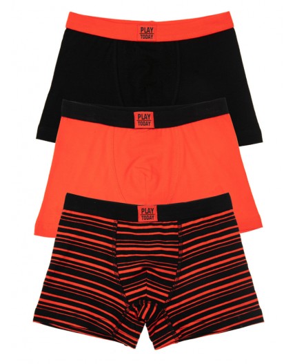 Трусы-боксеры для мальчика, 3 шт. в комплекте красный,черный,разноцветный