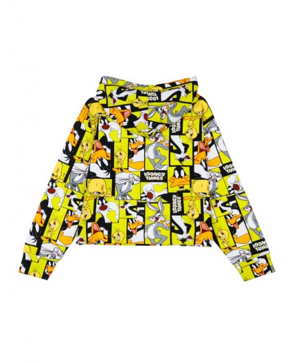 Толстовка трикотажная для девочек разноцветный