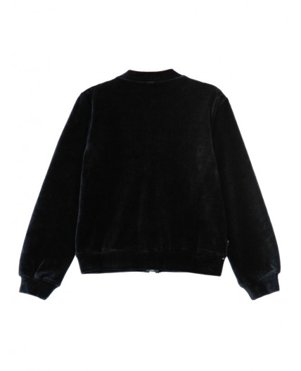 Толстовка трикотажная для девочек черный