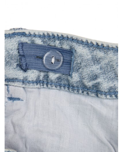 Шорты текстильные джинсовые для девочек голубой,синий