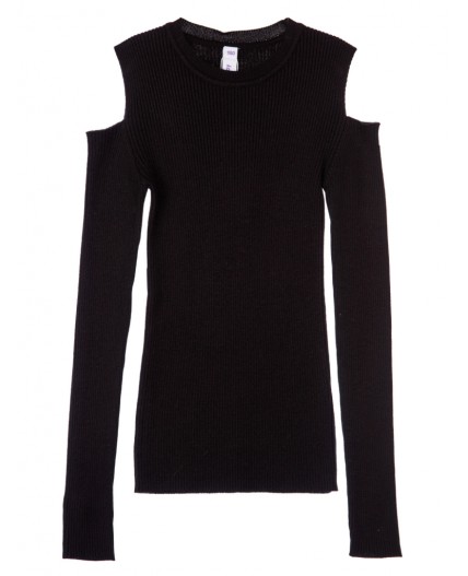 Джемпер трикотажный для девочек черный