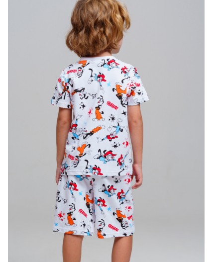 Пижама трикотажная для мальчиков разноцветный