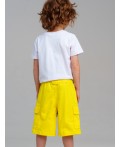 Шорты текстильные для мальчиков жёлтый