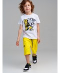 Шорты текстильные для мальчиков жёлтый