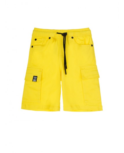Шорты текстильные для мальчиков жёлтый