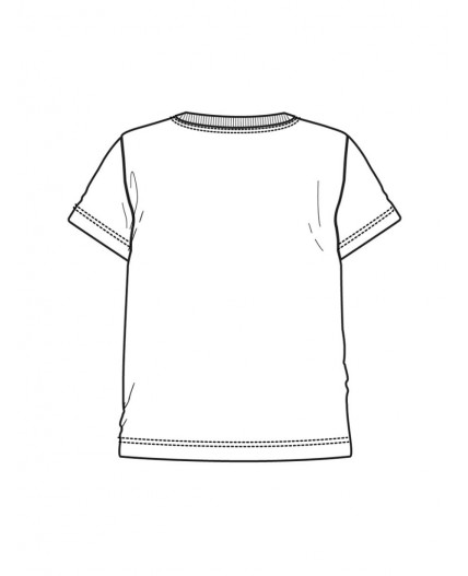 Фуфайка трикотажная для мальчиков (футболка) белый