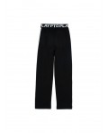 Брюки трикотажные для девочек черный
