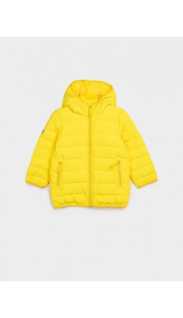Куртка детская текстильная с полиуретановым покрытием для мальчиков жёлтый