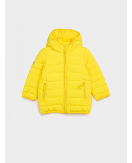 Куртка детская текстильная с полиуретановым покрытием для мальчиков жёлтый