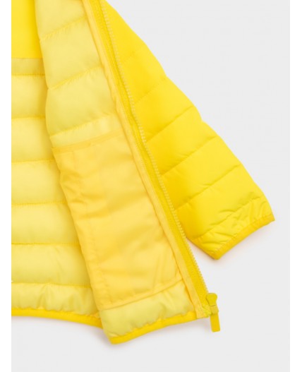 Куртка детская текстильная с полиуретановым покрытием для мальчиков жёлтый