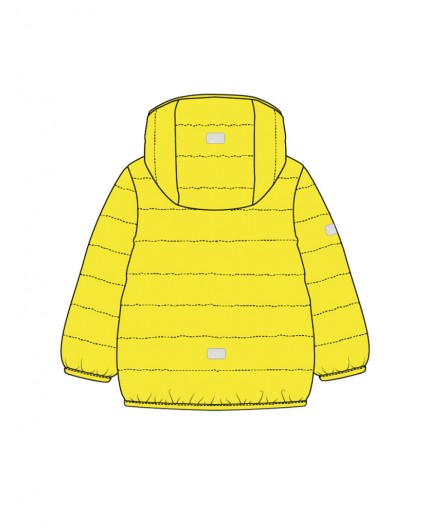Куртка детская текстильная с полиуретановым покрытием для мальчиков жёлтый