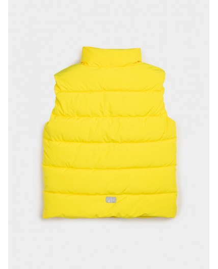 Жилет текстильный с полиуретановым покрытием для мальчиков жёлтый