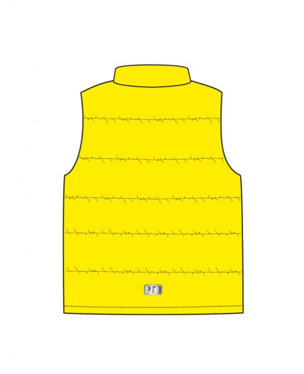 Жилет текстильный с полиуретановым покрытием для мальчиков жёлтый