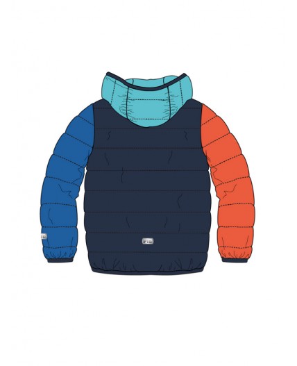 Куртка детская текстильная с полиуретановым покрытием для мальчиков разноцветный