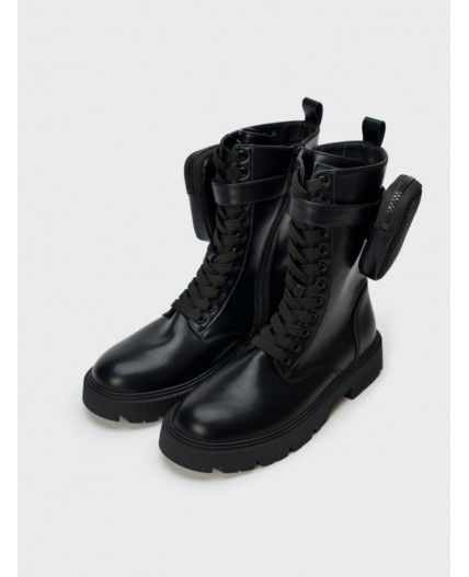 Ботинки для девочек черный