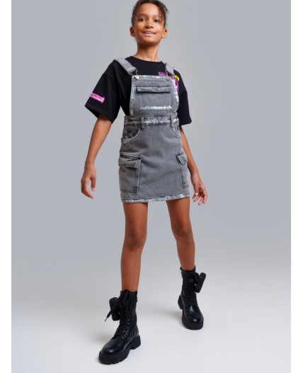 Ботинки для девочек черный