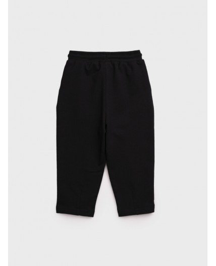 Брюки детские трикотажные для девочек черный