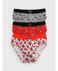 Трусы трикотажные для мальчиков - брифы, 3 шт в комплекте разноцветный