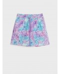 Шорты текстильные для девочек разноцветный