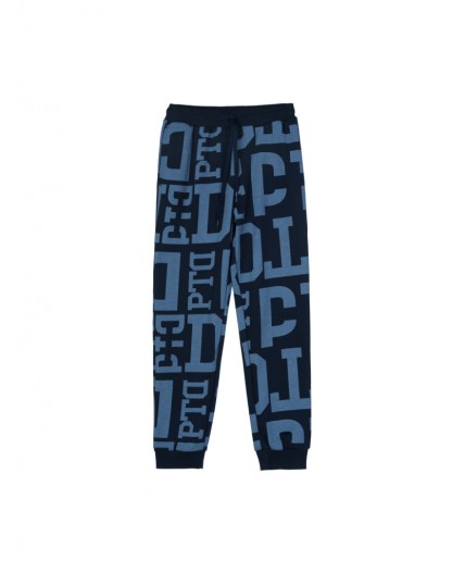 Брюки трикотажные для мальчиков тёмно-синий,синий