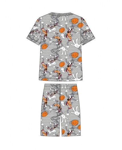 Пижама трикотажная для мальчиков разноцветный