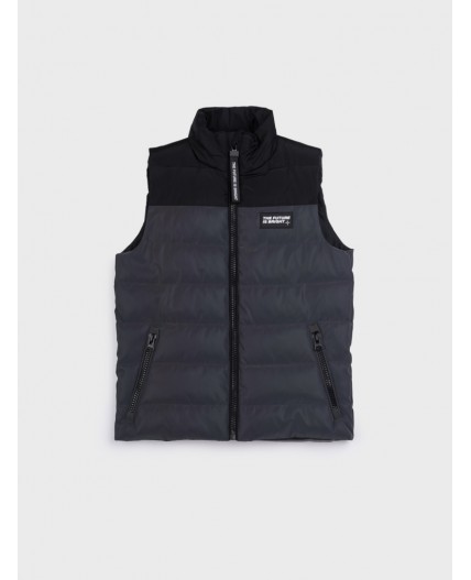 Жилет текстильный с полиуретановым покрытием для девочек разноцветный