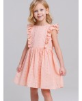 Платье текстильное для девочек светло-розовый