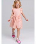 Платье текстильное для девочек светло-розовый