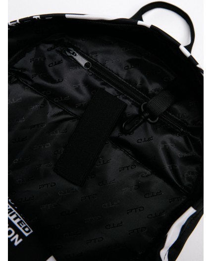 Рюкзак текстильный для девочек черный,белый