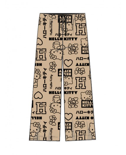 Брюки трикотажные для девочек бежевый,черный